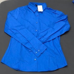 NWT royal blue button down shirt size small